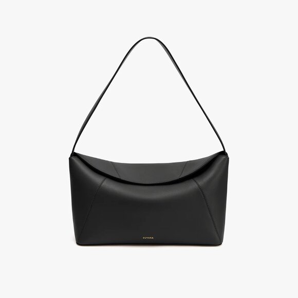 Cuyana Handbags - Cuyana Forma Shoulder Bag in Black